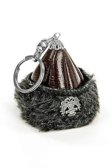 Börk Mini Anahtarlık - Kahverengi - 2