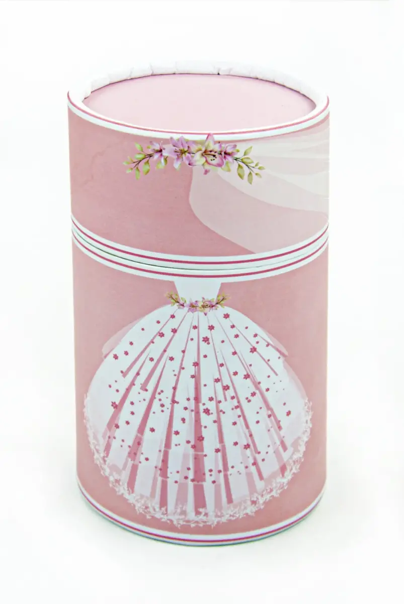 Bridal Package, Wedding, Engagement, Wedding Gift Box Special Design Cylinder Box - 2