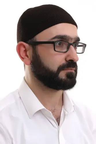 Brown Winter Dot Patterned Orlon Prayer Skull - ihvanonline (1)