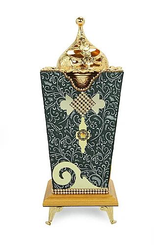 Buhurdanlık Kadife Taşlı Tütsüdanlık - 3