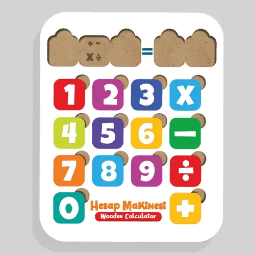Calculator Puzzle - Four Operations Puzzle - Wooden - Educational Toy - Educational Toy for Ages 4 and Above - ihvanonline (1)