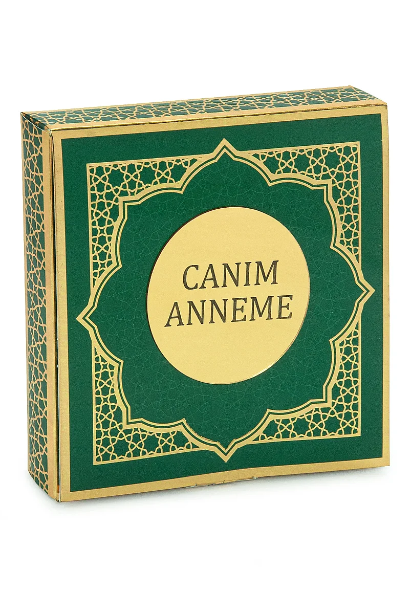 Anneler Gününe Özel - İnci Tesbih Zikirmatik Esans Şal Hediyelik Set - Yeşil - 7