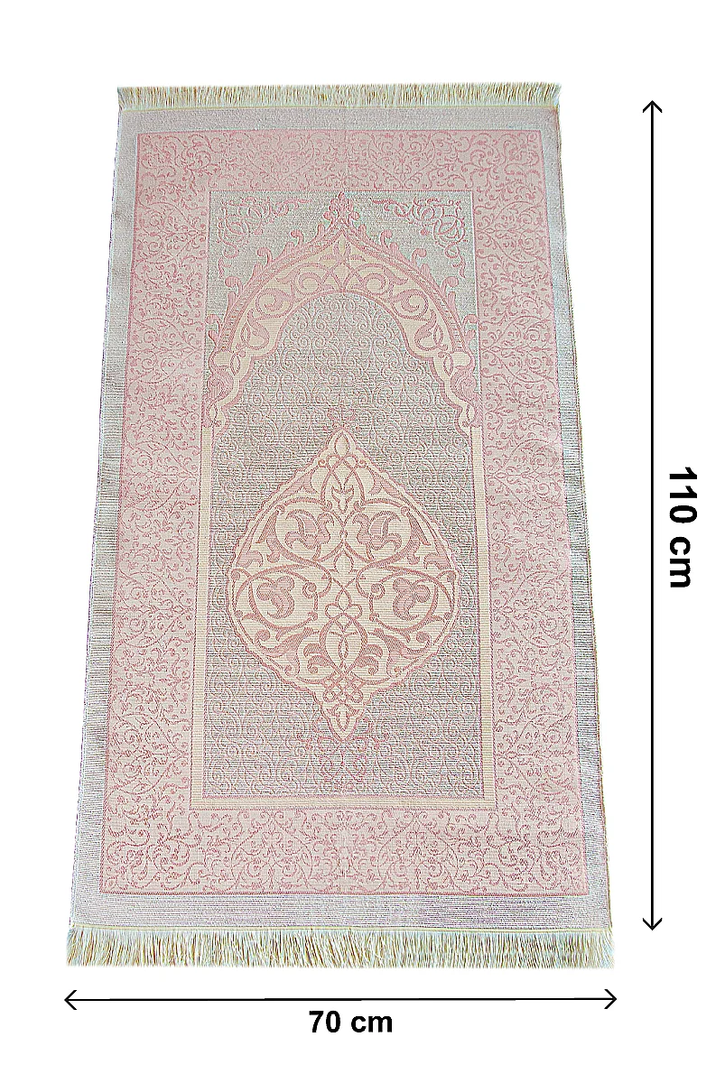 Canım Anneme - Sandıklı Kadife Yasin Seti - Seccadeli, Tesbihli, Zikirmatikli,Esanslı - Anneler Günü Hediyesi - Pembe - 6