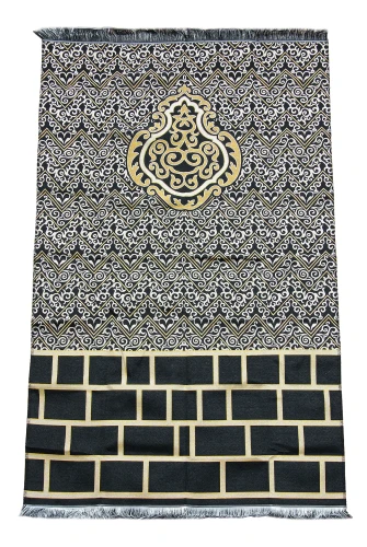 Çantalı Kabe Desenli Seccade – Goblen Kumaş, Taşınabilir Askılı Model - 6