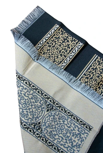 Çantalı Kabe Örtüsü Seccade – Goblen Kumaş, Taşınabilir Askılı Model - 6