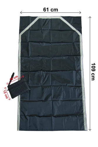 Çantalı Pratik Seccade - Katlanabilir, Su Geçirmez, Taşınabilir Namazlık - 7
