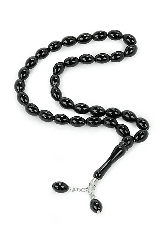 Çantalı Şal Seti – Takke, Tesbih ve Taşlı Zikirmatikli Hediye Seti - Mevlüt Hediyesi - Siyah - 9