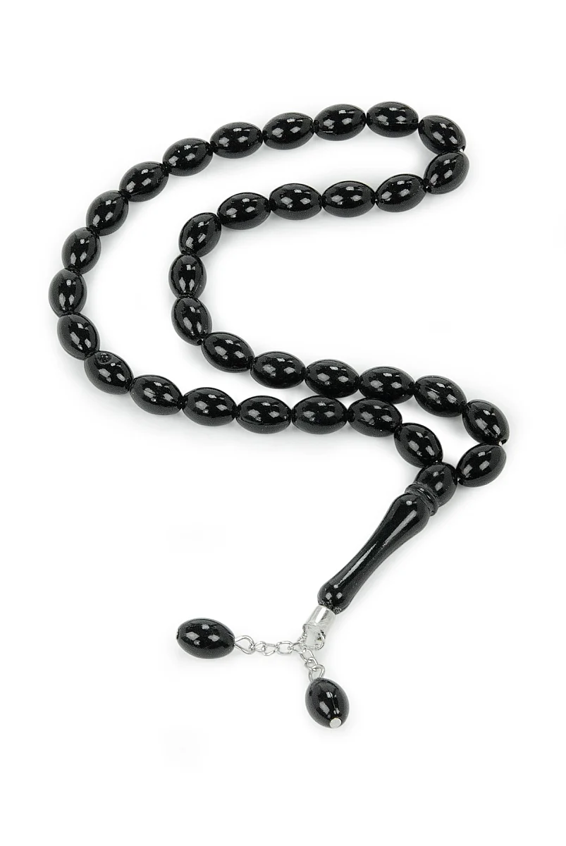 Çantalı Şal Seti – Takke, Tesbih ve Taşlı Zikirmatikli Hediye Seti - Mevlüt Hediyesi - Siyah - 9