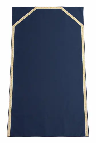 Çantalı Seccade - Fermuarlı Taşıma Çantalı Katlanabilir Seyahat Seccadesi - Lacivert - 5