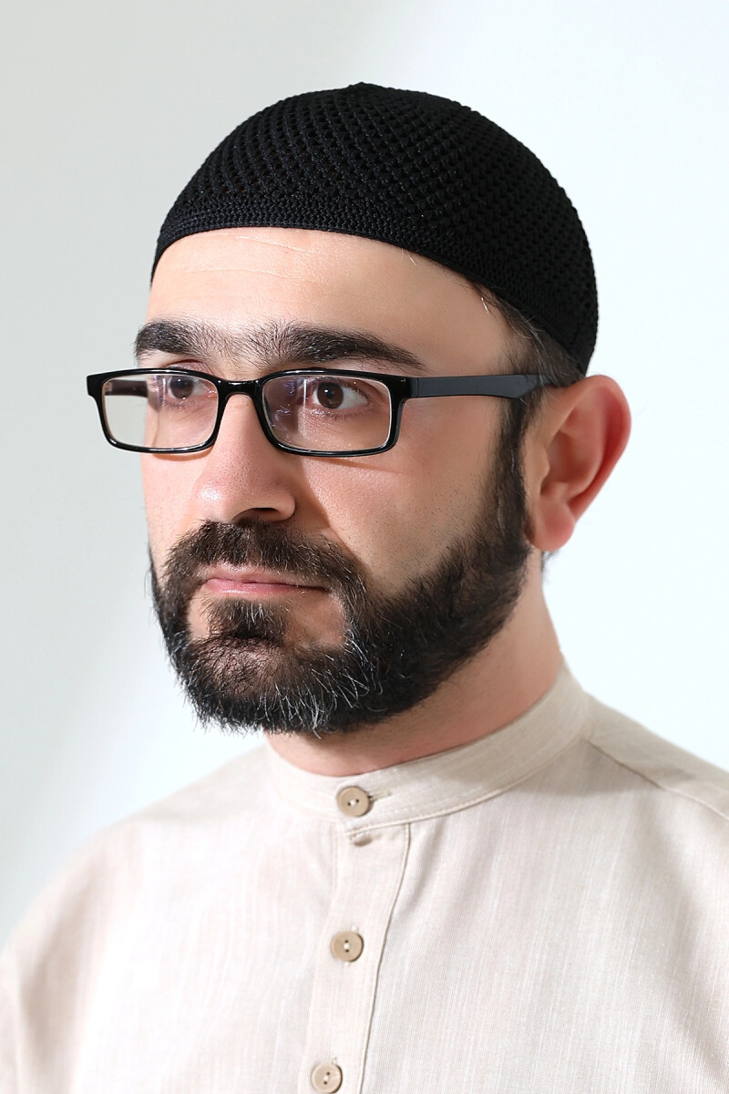 Çelik Örme Namaz Takkesi Siyah - ihvanonline