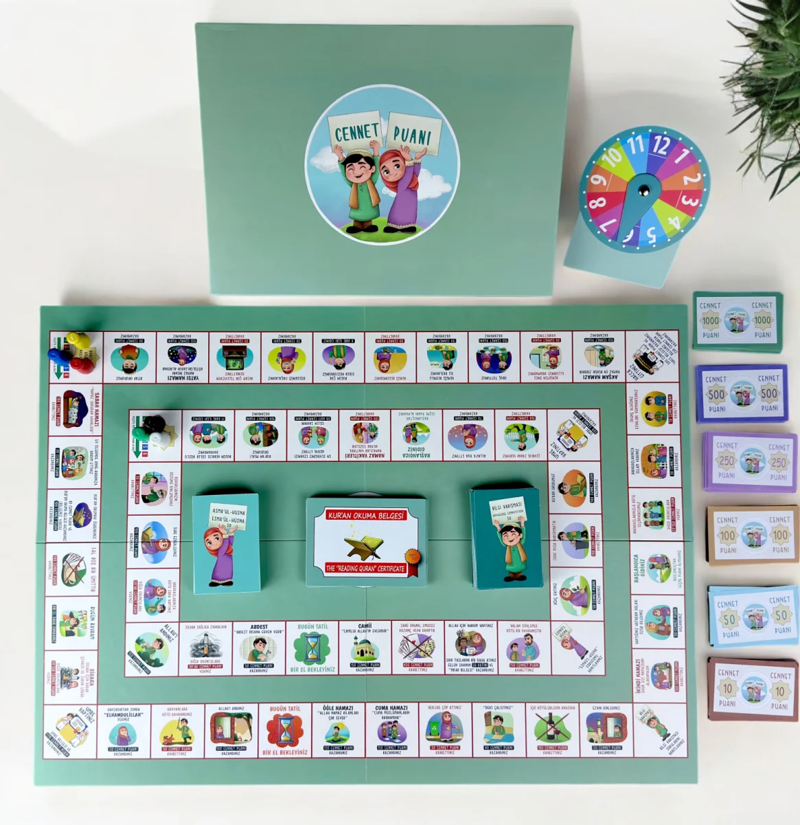 Cennet Puanı – Dini Eğitici ve Eğlenceli Masa Oyunu - 6