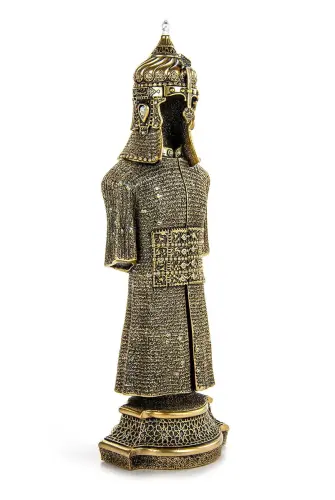 Cevşen Dualı Biblo Zırh (Büyük Boy) Sarı - İhvan (1)