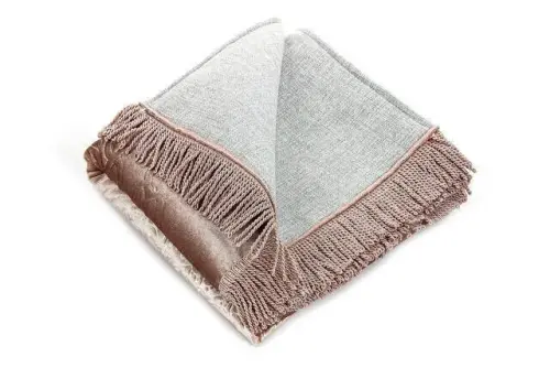 Çeyizlik Kutulu Astarlı Süngerli Hediyelik Kalın Kadife Seccade Pembe - 4