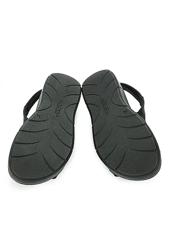 Ceyo Fashion Ayarlanabilir Cırt Cırtlı Hac Umre Kadın Sandalet - 9985 - Siyah - 8