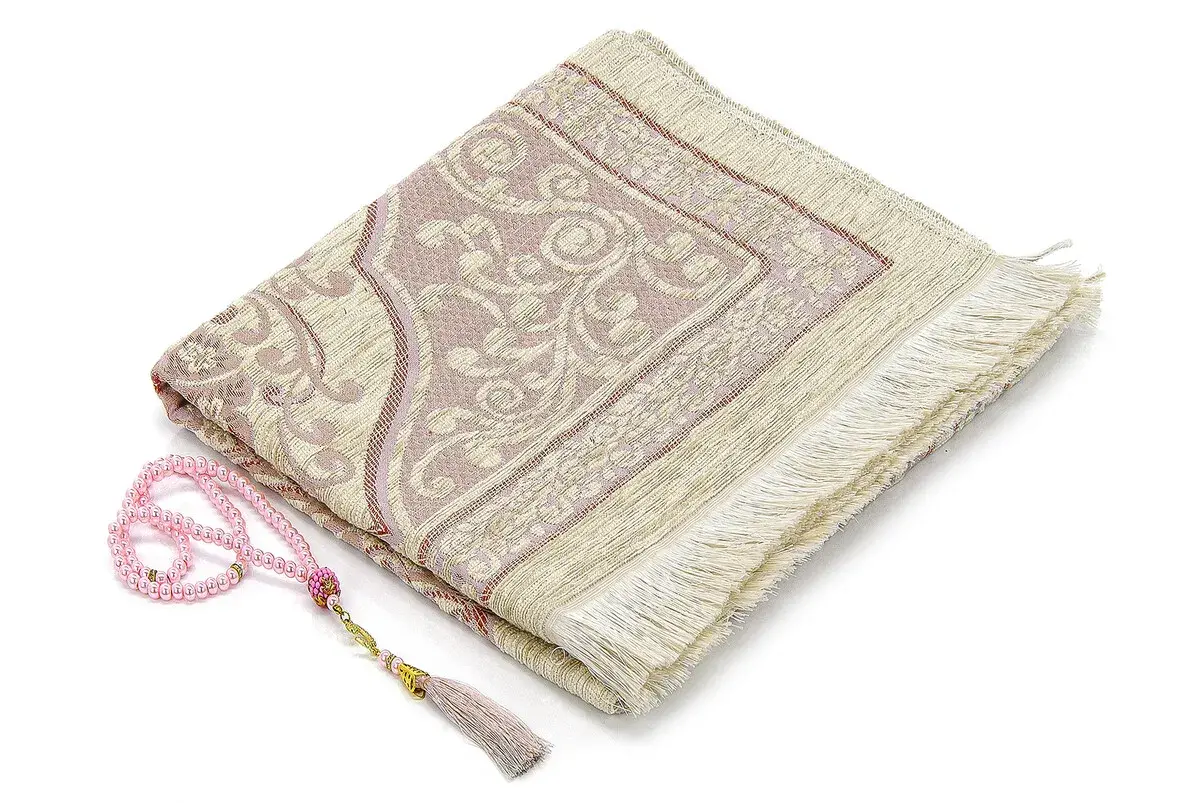 Chenille Luxury Prayer Rug Gülkurü with New Altar - 2