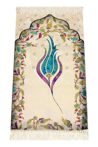 Children's Prayer Rug - Thin - Tulle - Blue Color - 1