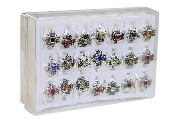 Çiçekli Bayan Yüzüğü 42'li-6125 - 1