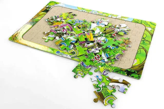 Çocuk Elifbası Kurân Harfleri Yapboz-1126 - 2