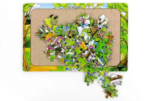 Çocuk Elifbası Kurân Harfleri Yapboz-1126 - 5