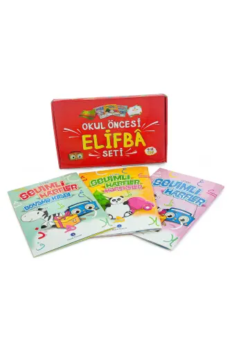 Çocuklara Özel Okul Öncesi 4-6 Yaş Elif Ba Kitabı Seti - 1