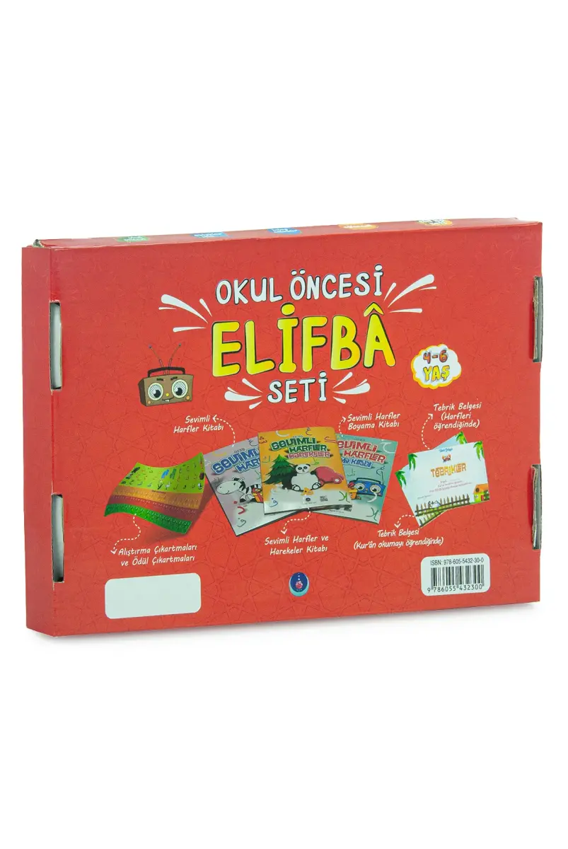 Çocuklara Özel Okul Öncesi 4-6 Yaş Elif Ba Kitabı Seti - 3