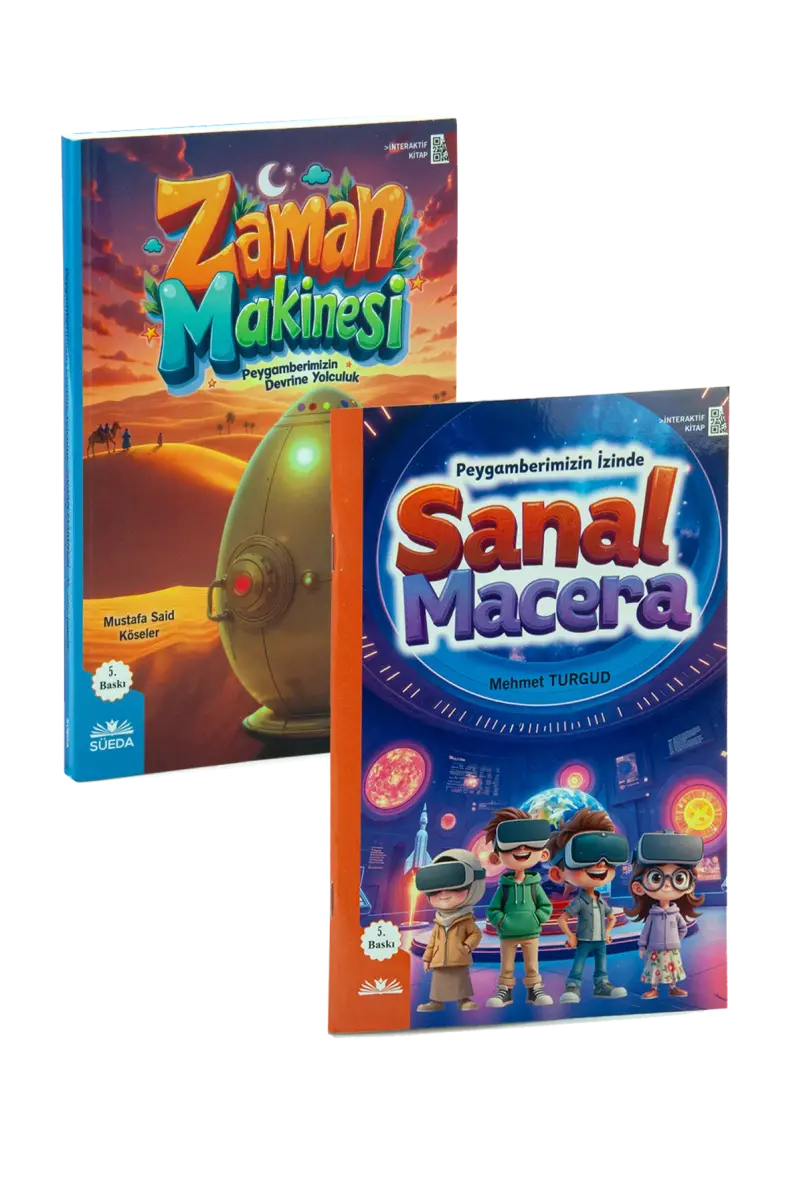 Çocuklara Özel Peygamberimizin İzinde Kitap Seti – Zaman Makinesi & Sanal Macera - 1