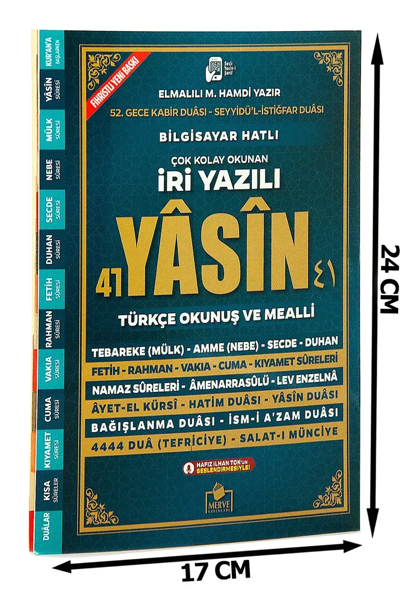 Çok Kolay Okunan - İri Yazılı 41 Yasin Kitabı - Orta Boy - Türkçe Okunuş ve Mealli - 2