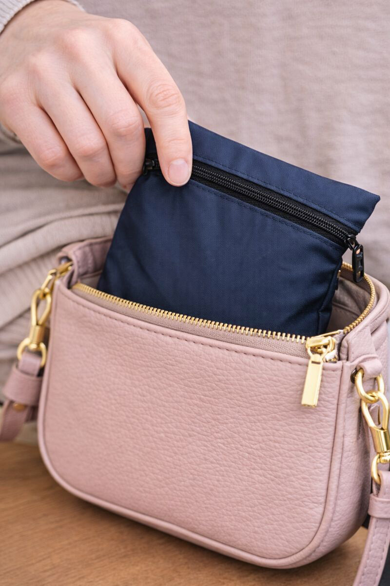 Compass Pocket Prayer Mat - Navy Blue - 3