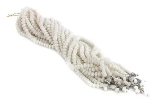 Crystal Look 99 Rosary Mevlüt Hajj Umrah Gift 10 Pieces Whitte - İhvan (1)