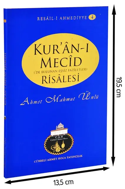 Cübbeli Ahmed Hoca Kuranı Mecid Risalesi-1156 - 2