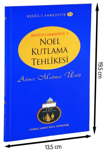 Cübbeli Ahmed Hoca Noel Tehlikesi Kitabı-1193 - 1