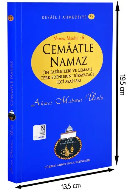 Cübbeli Ahmed Hodja Congregation Prayer Book-1186 - 2