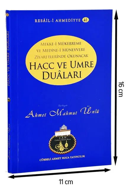 Cübbeli Ahmed Hodja Hajj and Umrah Prayers Book-1155 - 2