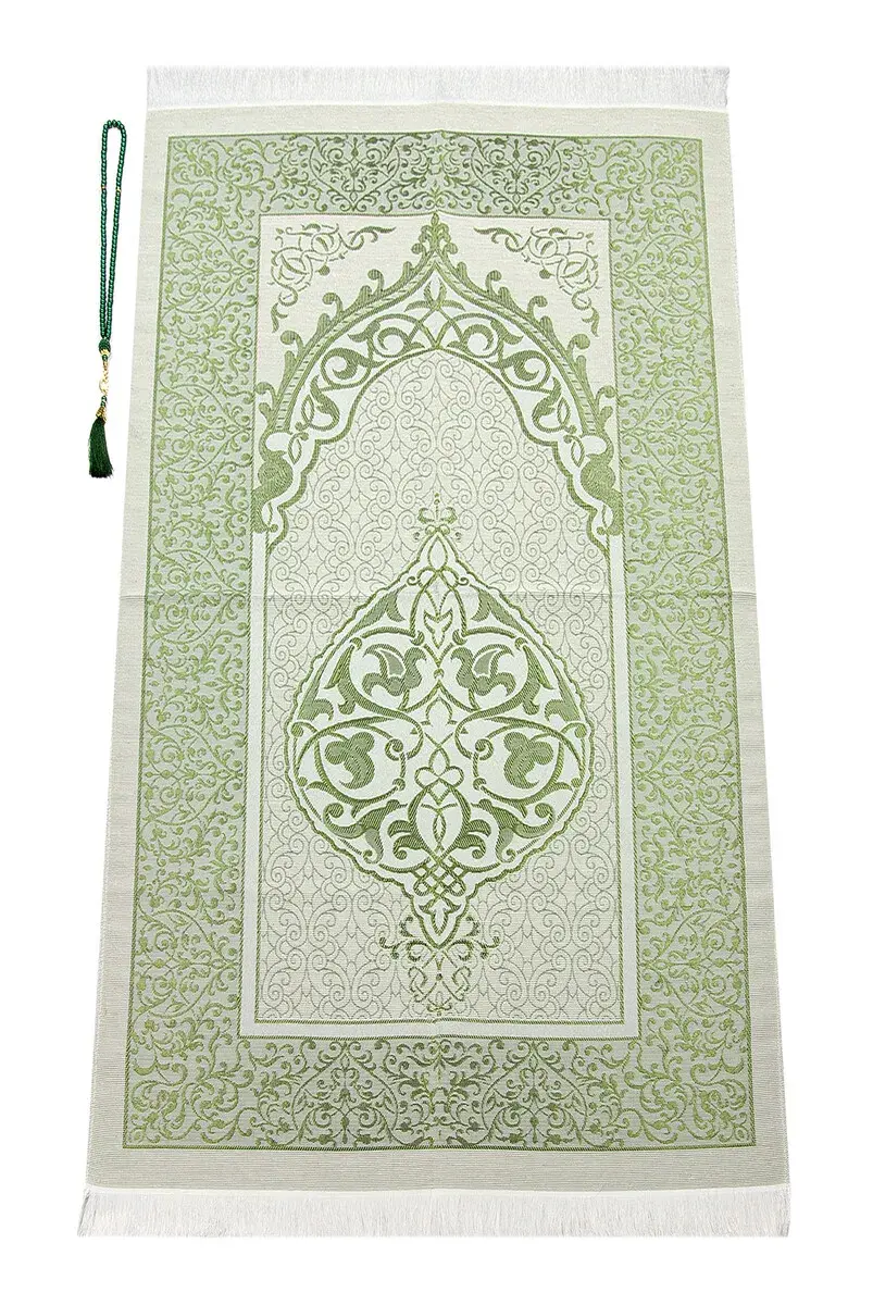 Custom Roller Boxed Prayer Mat Set Green - 3