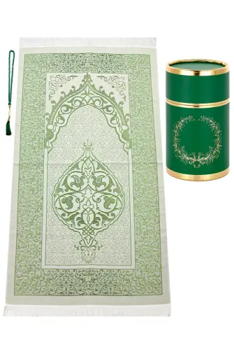 Custom Roller Boxed Prayer Mat Set Green - 1