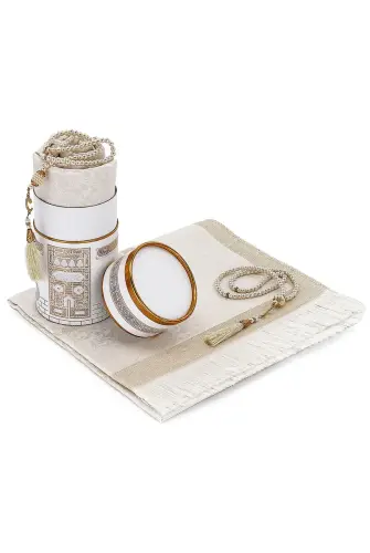 Custom Roller Boxed Prayer Mat Set White - ihvanonline (1)
