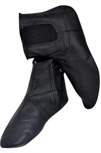 Dana Derisi Kalın Astarlı Mest – Fermuarlı, Dış Lastikli ve Düğmeli - 3