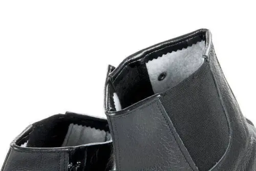 Dana Derisi Kalın Astarlı Mest – Fermuarlı, Dış Lastikli ve Düğmeli - 4