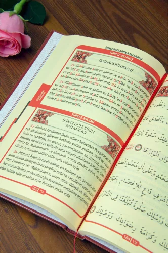 Delailül Hayrat Salavatı Şerifeler Ciltli Türkçe Okunuşlu ve Mealli - 6