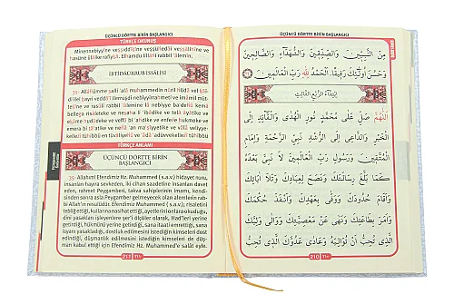 Delailül Hayrat Salavatı Şerifeler (Türkçe Okunuşlu, Mealli, Çanta Boy) - Beyaz - 4