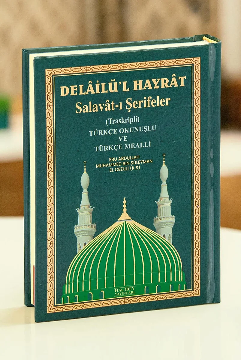 Delailül Hayrat Salavatı Şerifeler (Türkçe Okunuşlu, Mealli, Çanta Boy) - Yeşil - 1