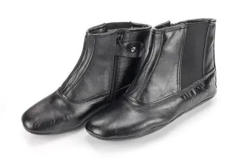 Hakiki Dana Derisi Kalın Tabanlı Mest – Astarlı, Fermuarlı ve Lastikli - 1