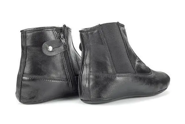 Hakiki Dana Derisi Kalın Tabanlı Mest – Astarlı, Fermuarlı ve Lastikli - 2