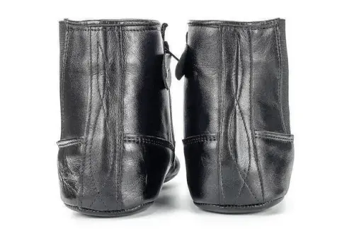 Hakiki Dana Derisi Kalın Tabanlı Mest – Astarlı, Fermuarlı ve Lastikli - 4