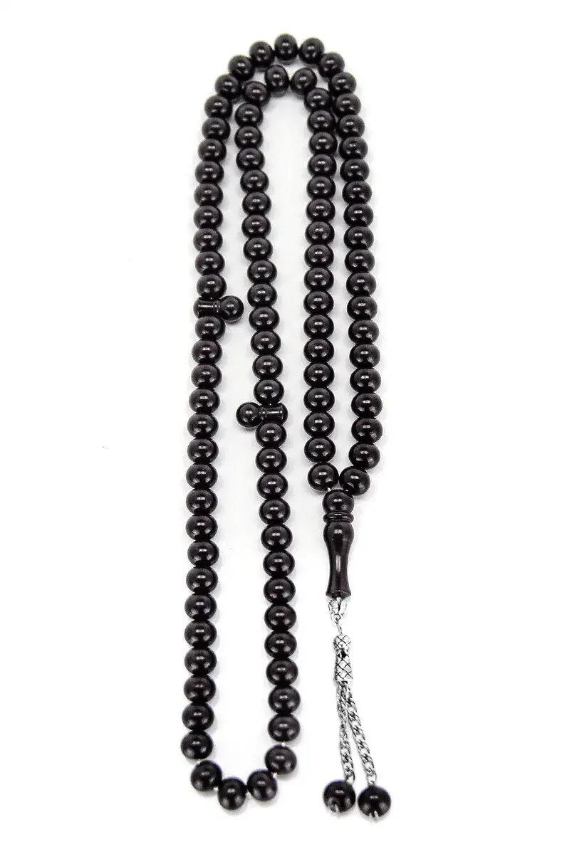 Dervish Rosary 14 mm Acrylic 1 Piece Black - 2