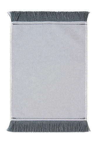 Mini Alın Seccadesi Kaymaz Taban Desenli Cep Tipi Seyahat Namaz Seccadesi - Pembe - 6