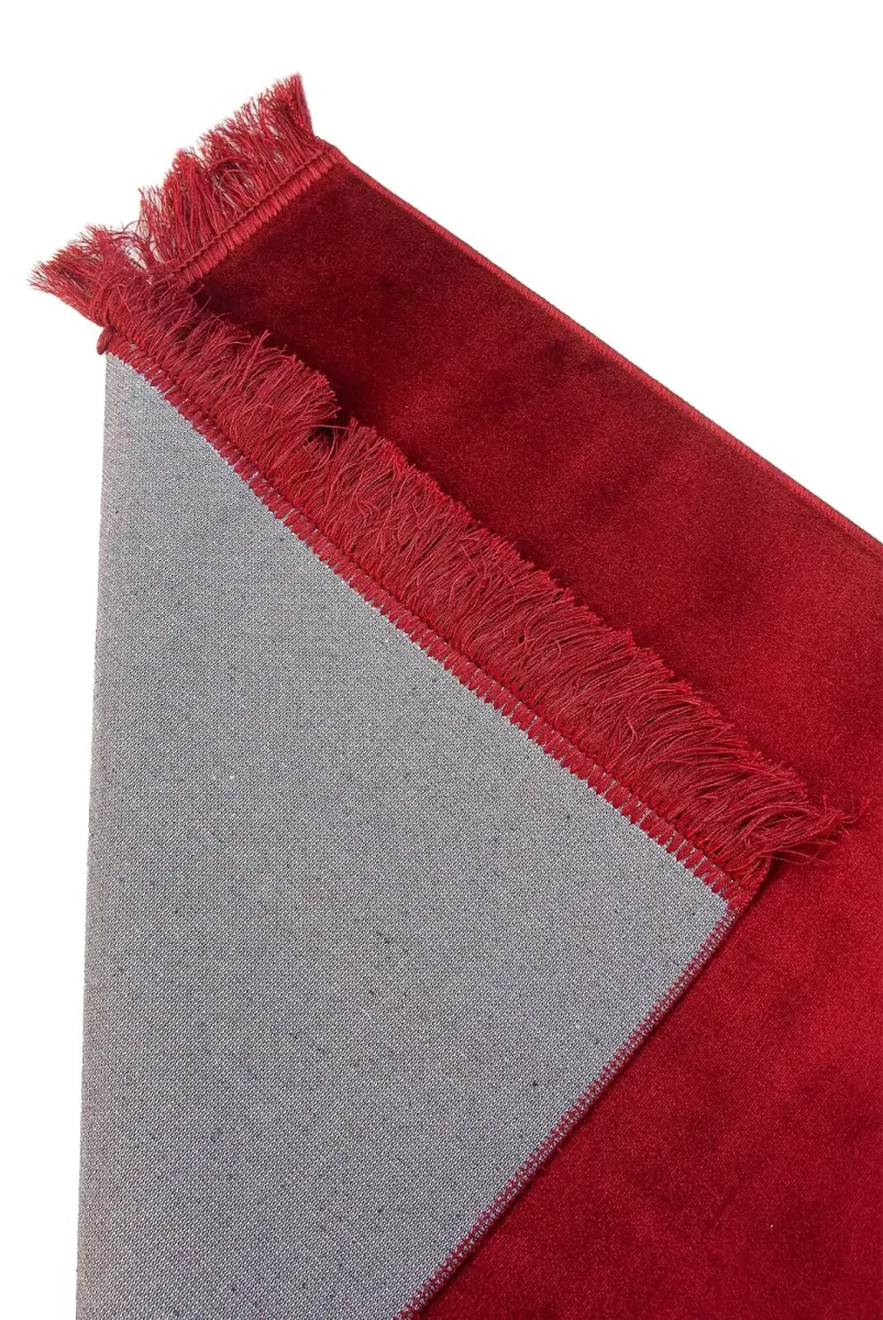 Desensiz Kadife Seccade Bordo - 2