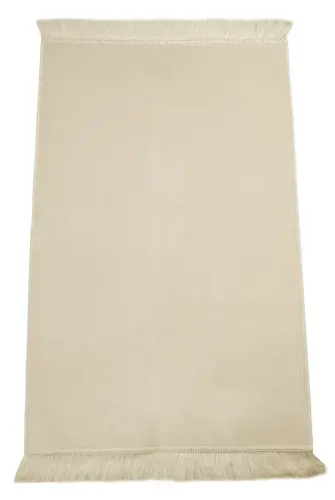 Desensiz Kadife Seccade Krem - 1