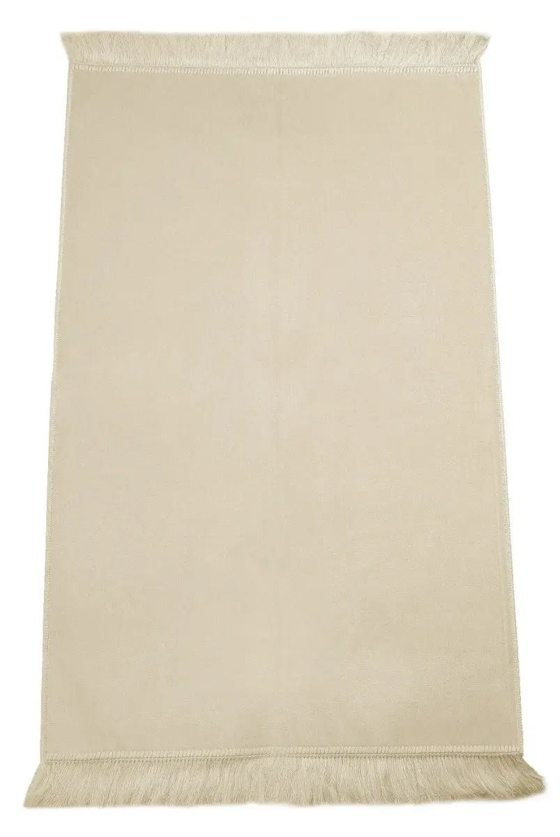 Desensiz Kadife Seccade Krem - 1