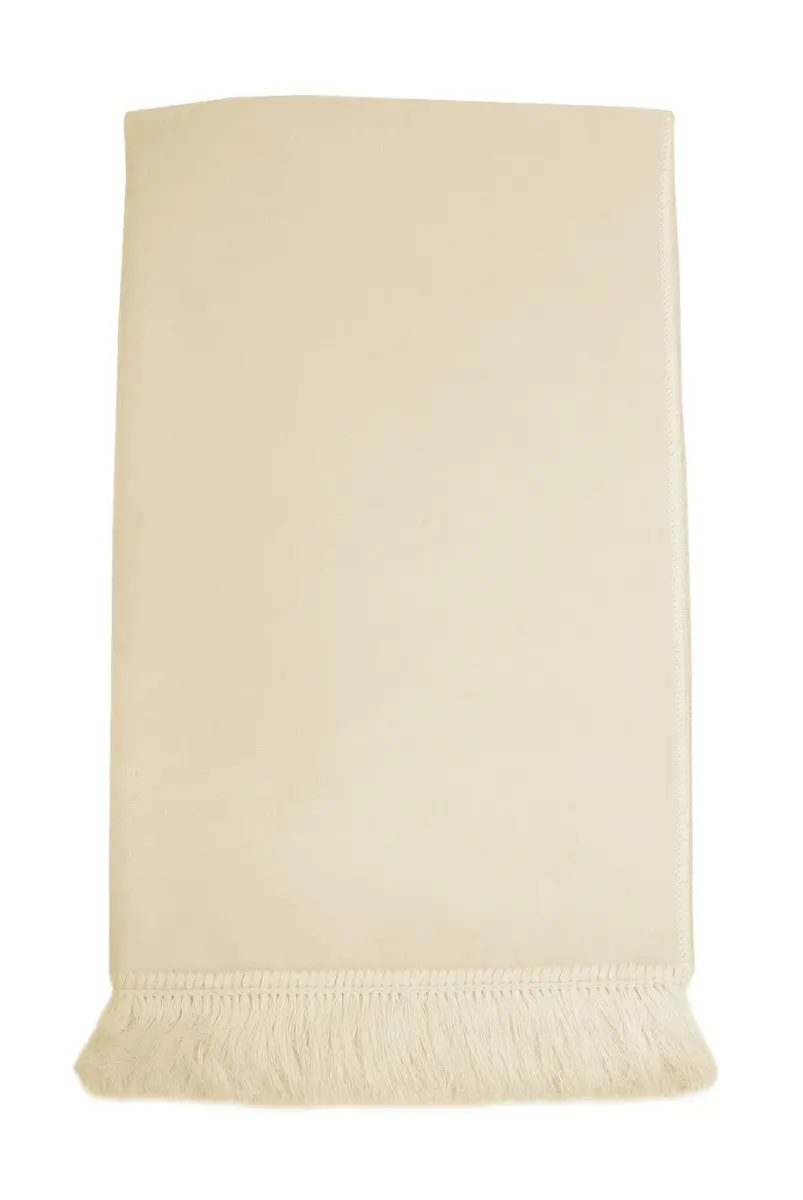 Desensiz Kadife Seccade Krem - 4